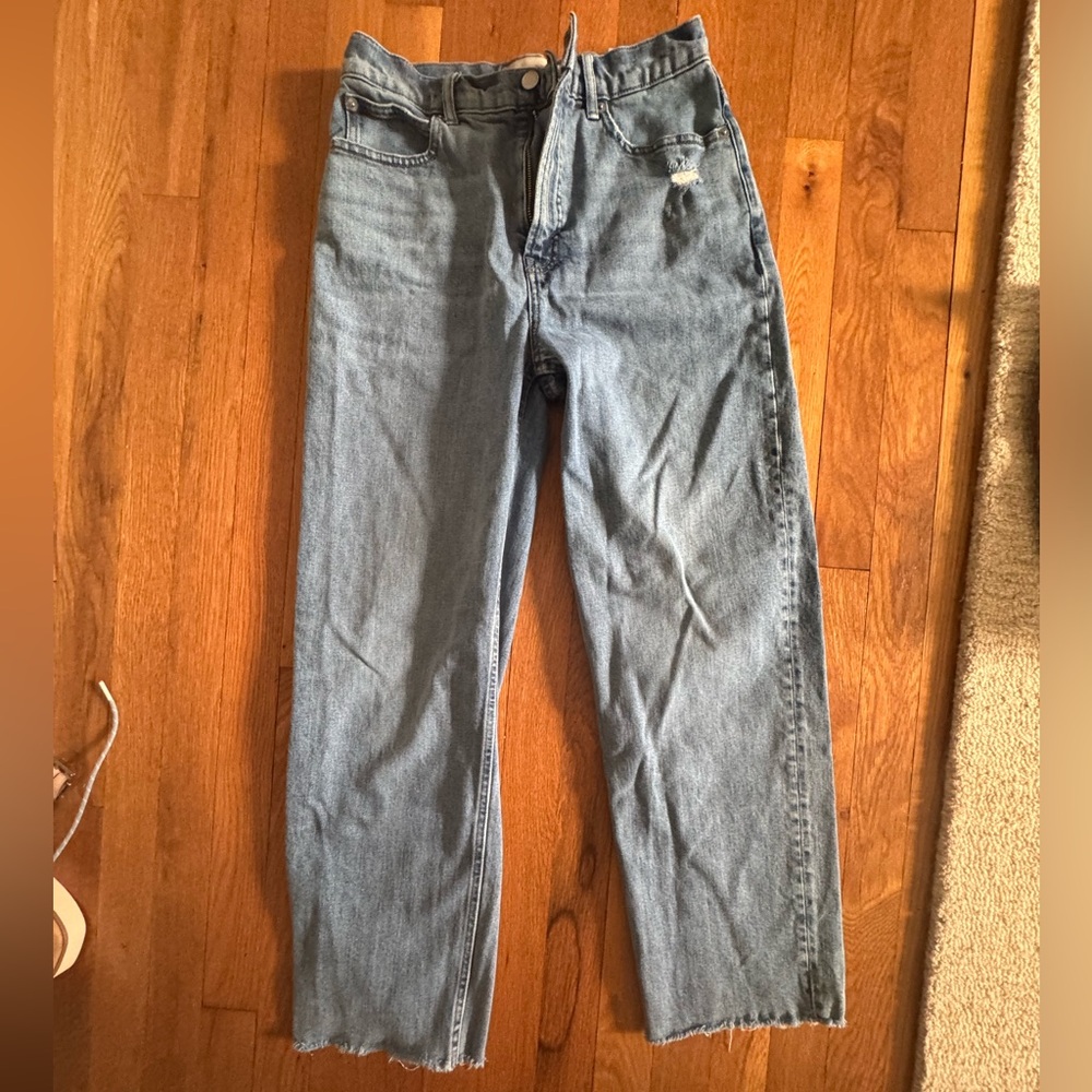 Everlane Relaxed Fit Light Blue Jeans